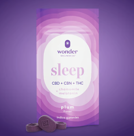 Photograph of product: Wonder | Sleep: Plum 1:1:1 CBD:TH-oui:CBN | Edible 20pk | 100mg