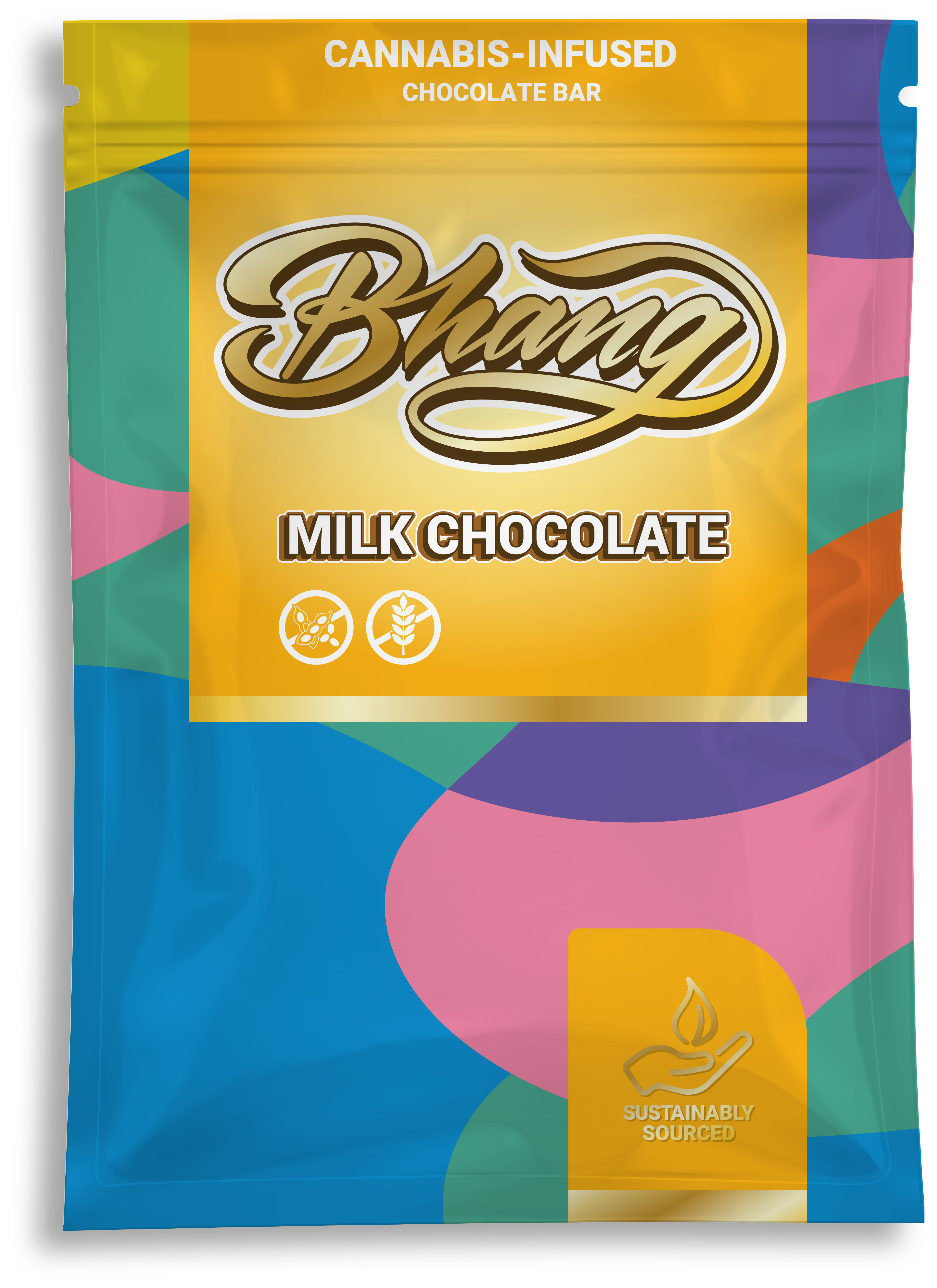 Photograph of product: Bhang | 100mg Bar | Milk Bar (Oui'd)