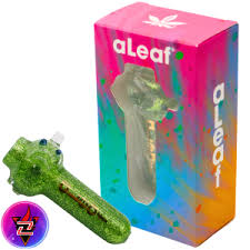 Photograph of product: 5.4" Glass Glycerin Handpipe - Multi Color