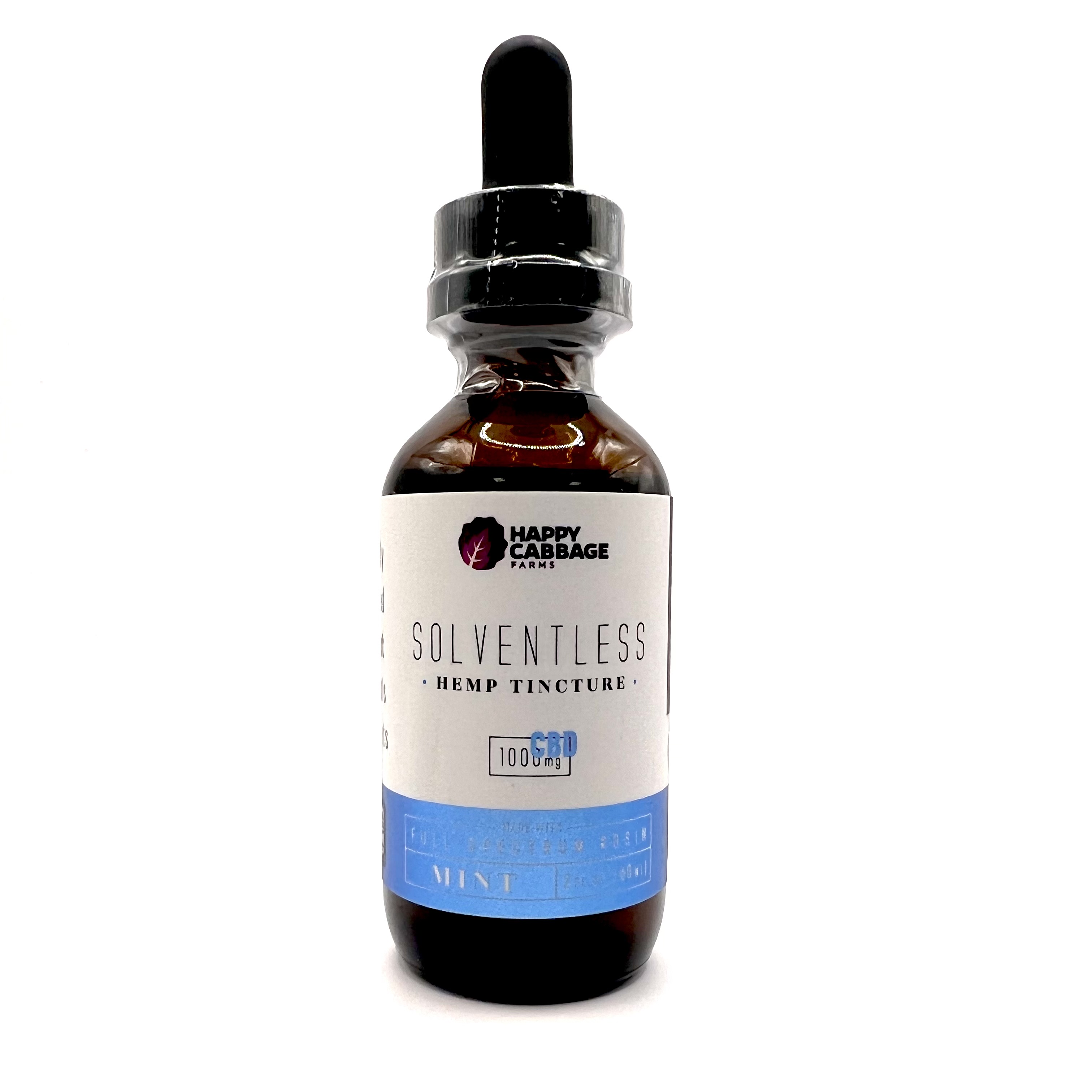 Photograph of product: Happy Cabbage | 1000mg CBD Berry Rosin Tincture
