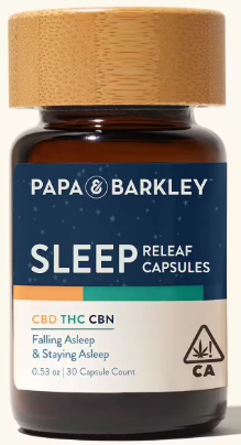 Photograph of product: 1:1:1 Cbd:Thc:Cbn Sleep Releaf (30ct) Capsules