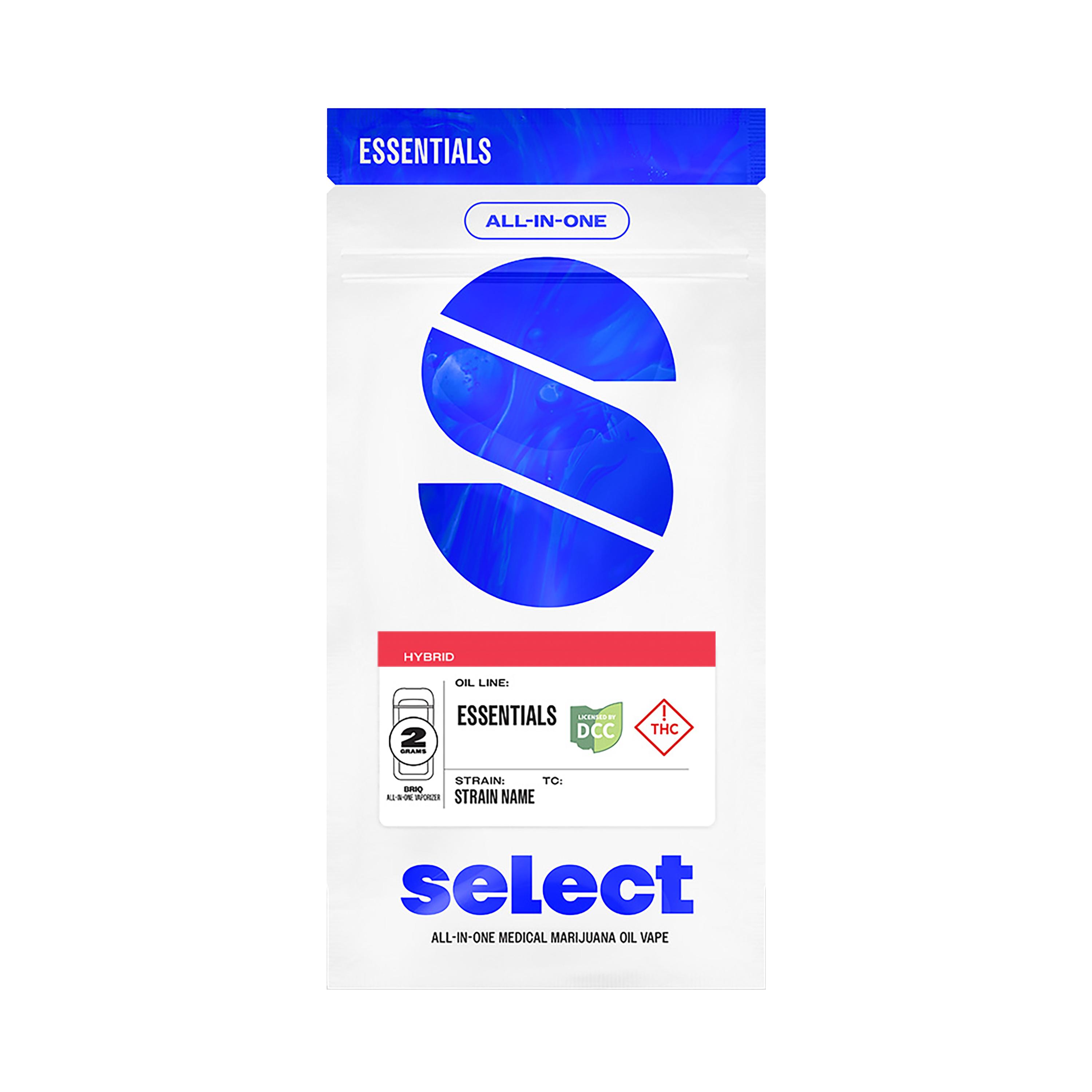 Photograph of product: Select - Disposable - Tangie Briq (S) - 2g
