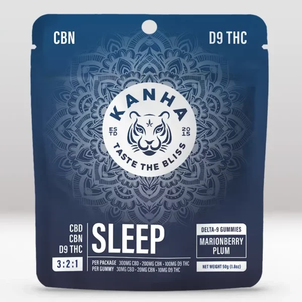 Photograph of product: Marionberry Plum Sleep (I) - Gummies (3:2:1) (CBD:CBN:THC) (100mg) - Kanha