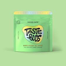 Photograph of product: Edible* - Daze Off - Sour Green Slapple Gummies (H) - 100mg (10pk)