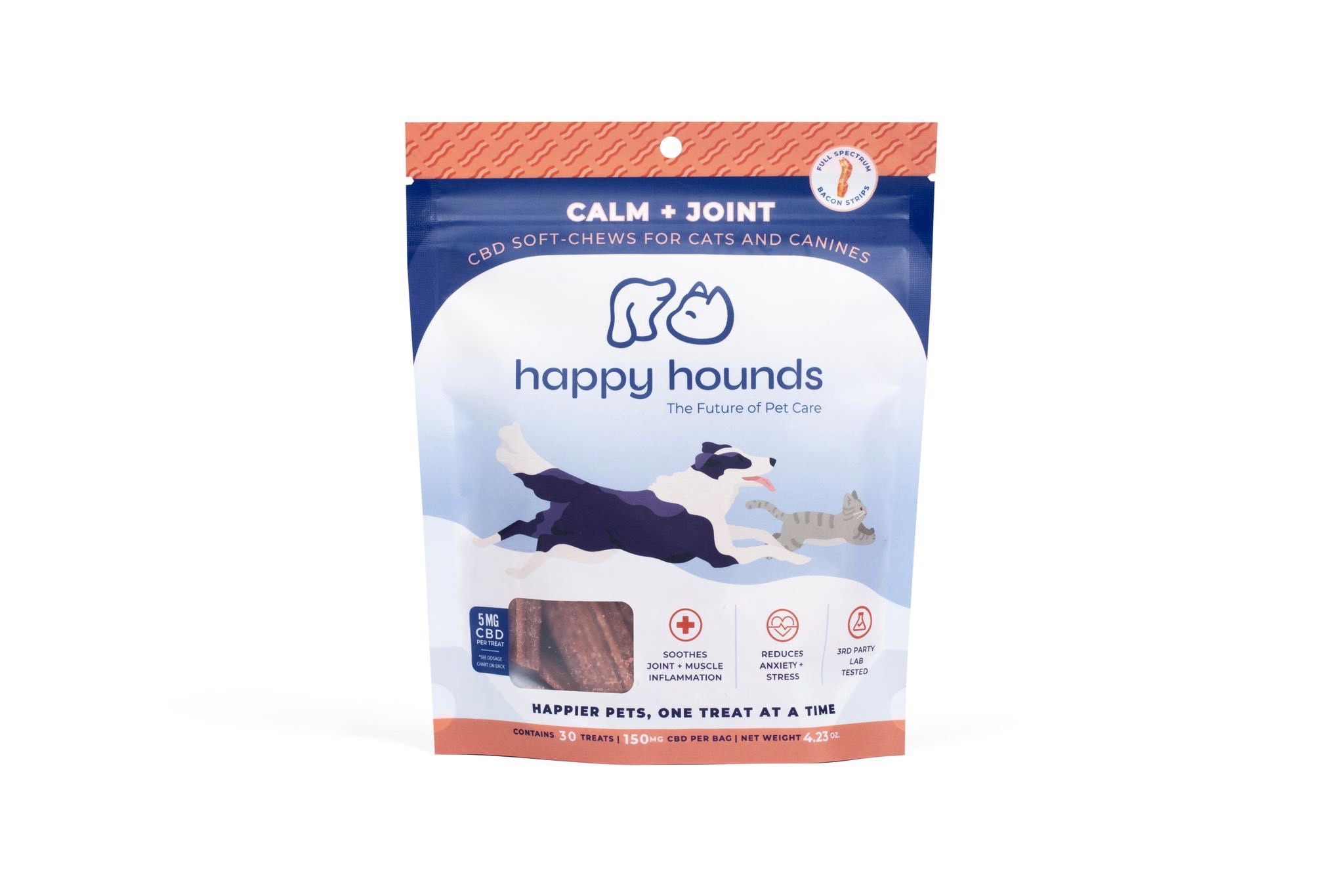 Photograph of product: Calm + Joint Treats Smokey Bacon | 30pk CBD