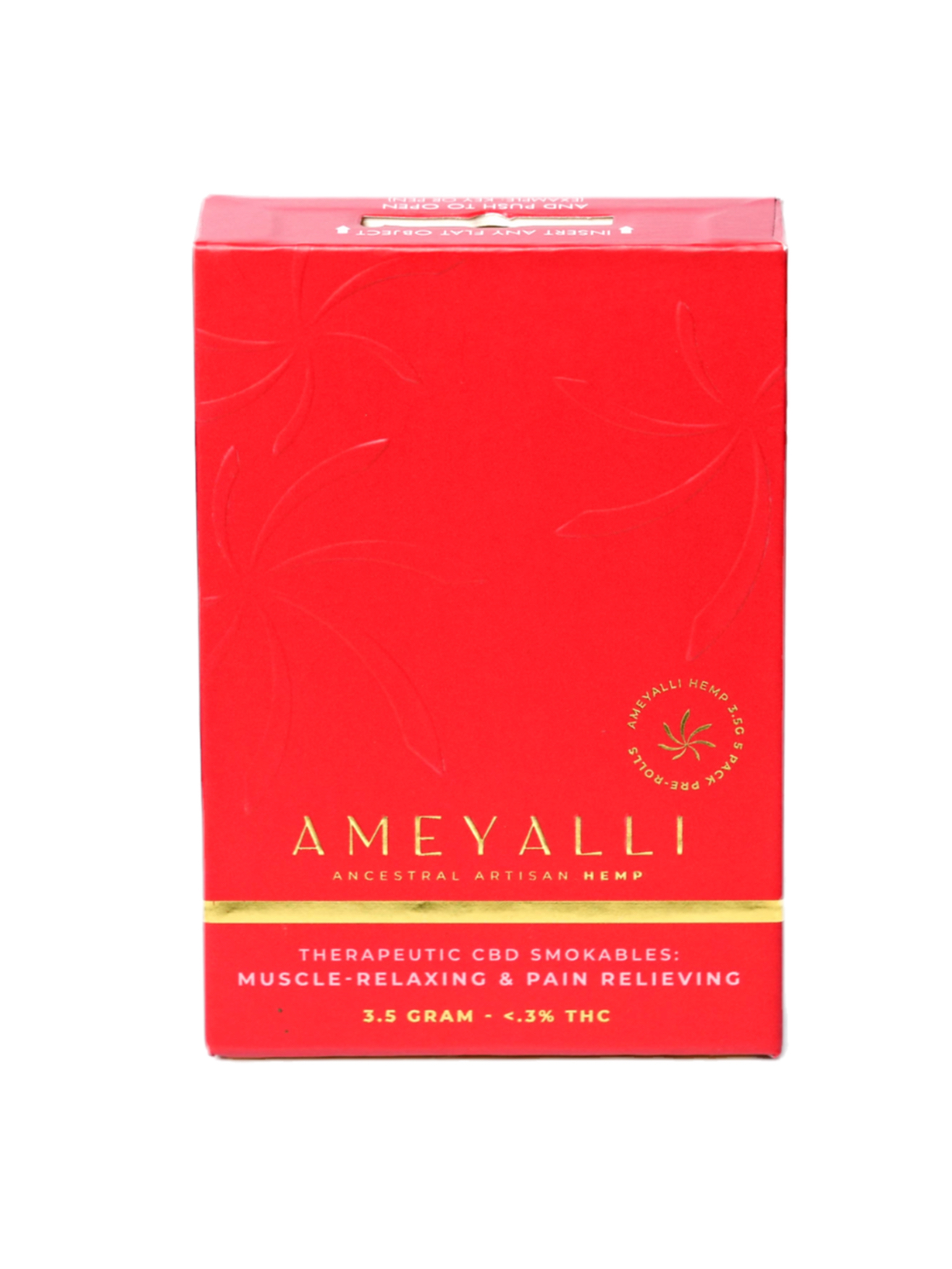 Photograph of product: Ameyalli - Pain Relieving - Theraputic CBD Smokeables - 5pk x