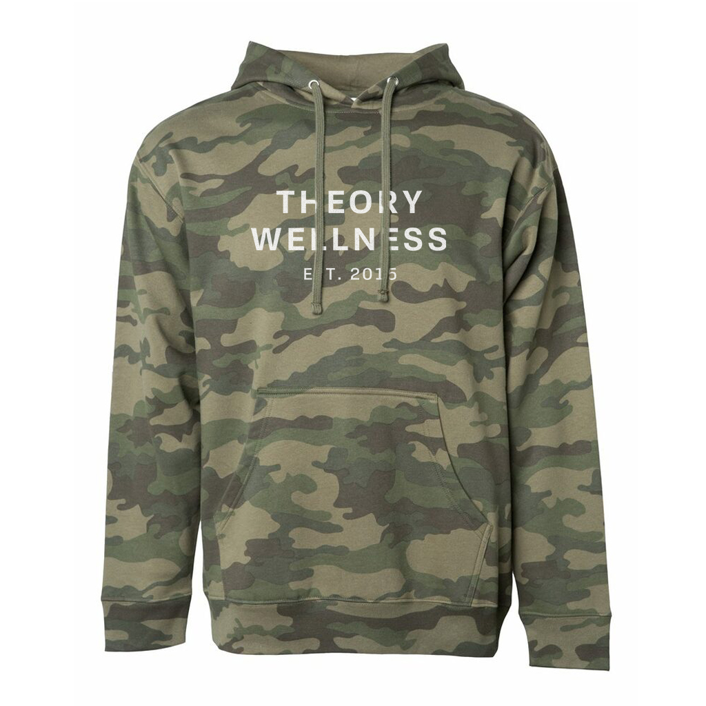 Photograph of product: Theory Wellness Winter Seasonal Camo Sweatshirt (L)