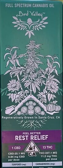 Photograph of product: Bird Valley FSO Tincture l Feel Better Rest Relief