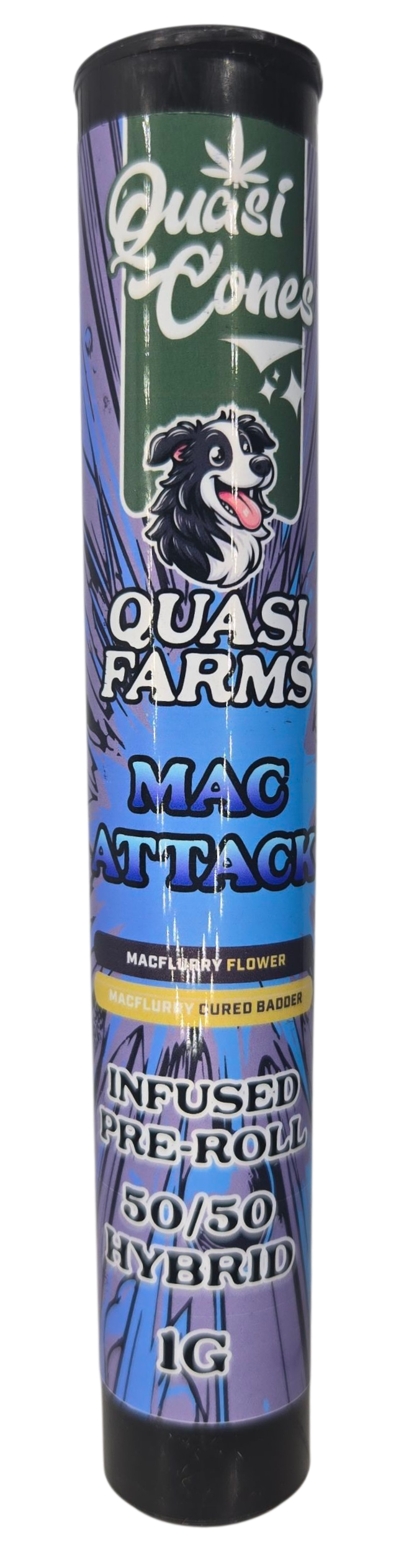 Photograph of product: Mac Attack | 1g Quasi Cone