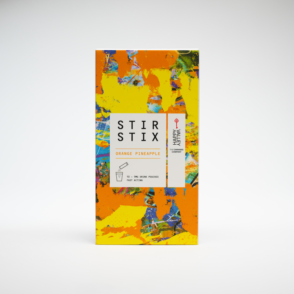 Photograph of product: Stir Stix 50mg TH-oui - Orange Pineapple
