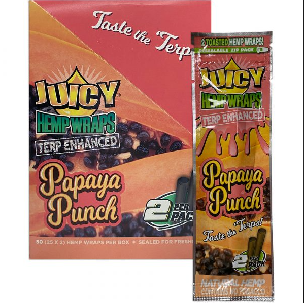 Photograph of product: Juicy Wraps Papaya Punch