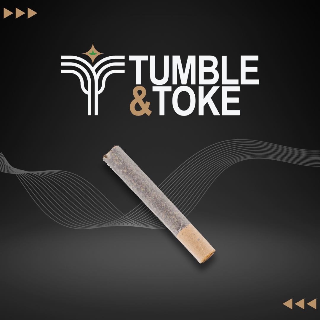 Photograph of product: Dry Ice | Straight Rolled Cannon |  1g | by Tumble & Toke