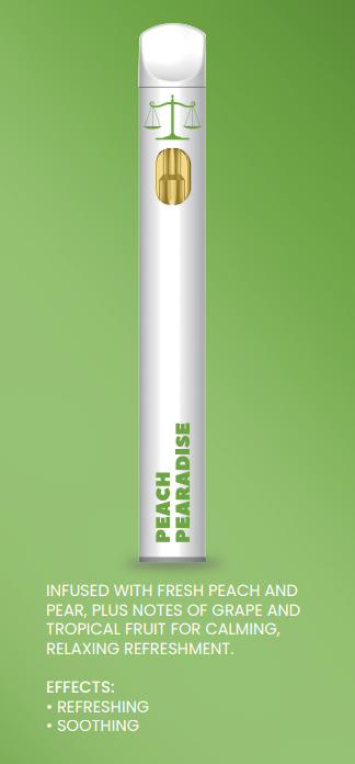 Photograph of product: BREEZE CANNA Pen Full Spectrum 1000mg: Peach Paradise