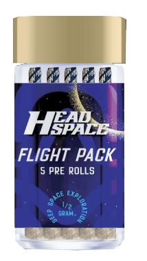 Photograph of product: Head Space - Kiwi Kush x Lemon Cherry Gelato (H) - 20.52% - 5pk Pre roll