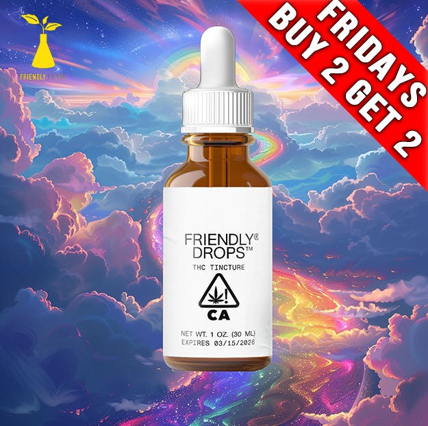 Photograph of product: Friendly - Blue Dream - Full Spectrum Tincture - 1000mg - 