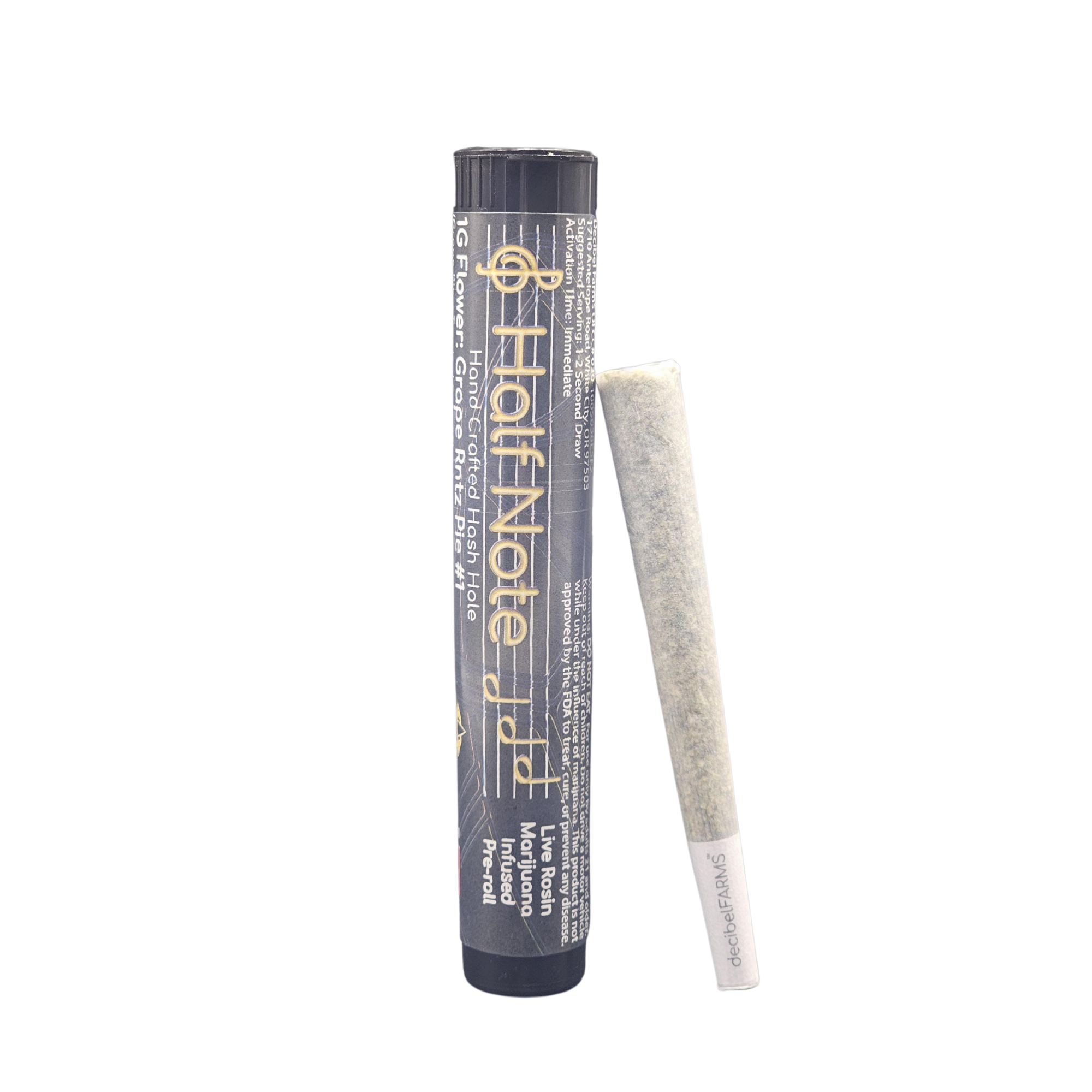 Photograph of product: Grape Rntz Pie  / Banana Rntz Punch | Rosin Infused Preroll | 1.2g