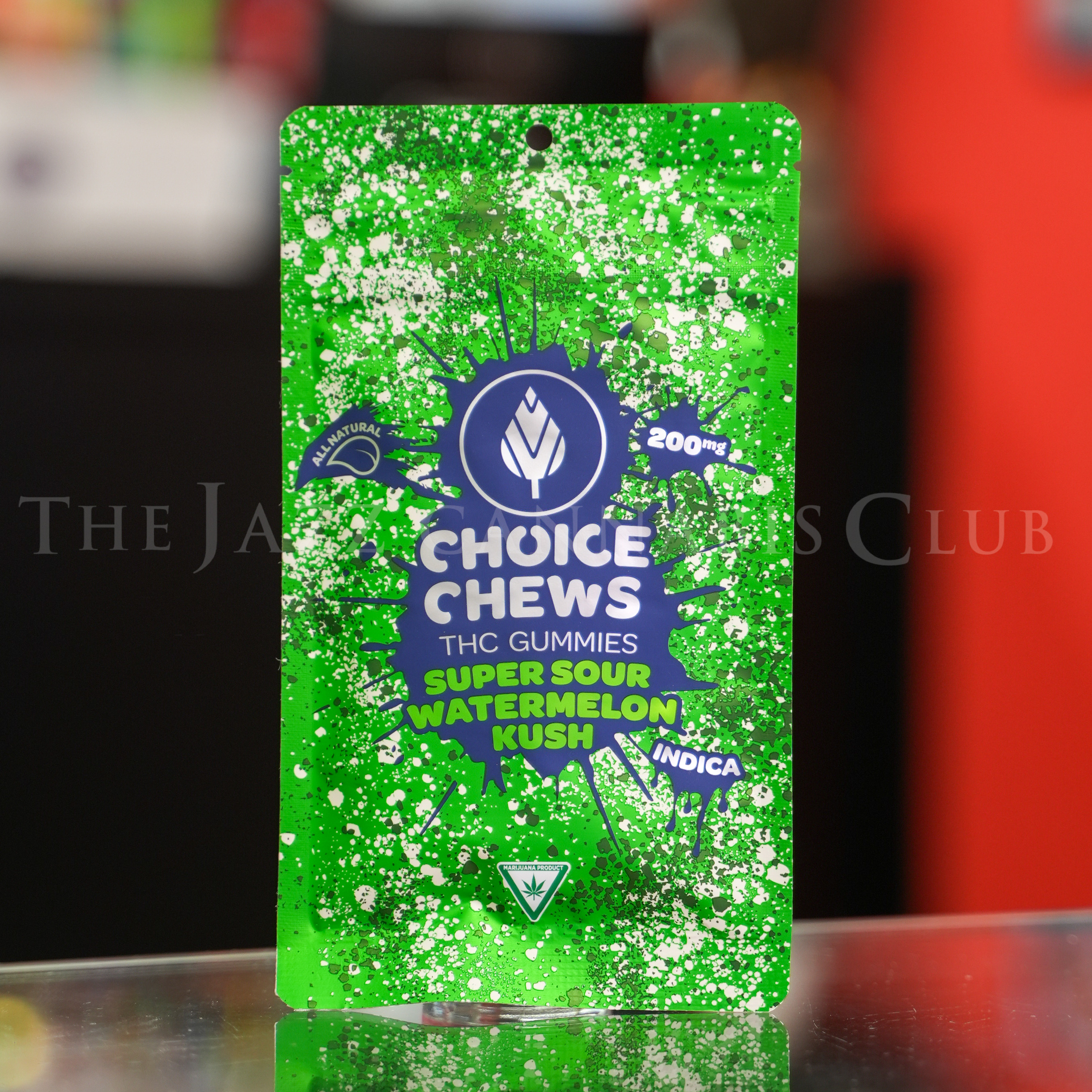 Photograph of product: Choice - Strawnana - Mega Chewas 200mg Gummie