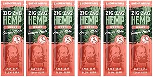 Photograph of product: Zig-Zag - Terp Infused Hemp Wraps - Georgia Fields - 2pk
