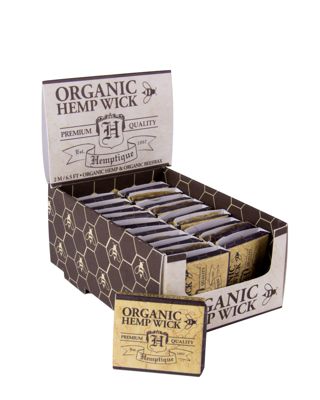 Photograph of product: Hemptique | Organic Hemp Wick | 2m/6.5 ft