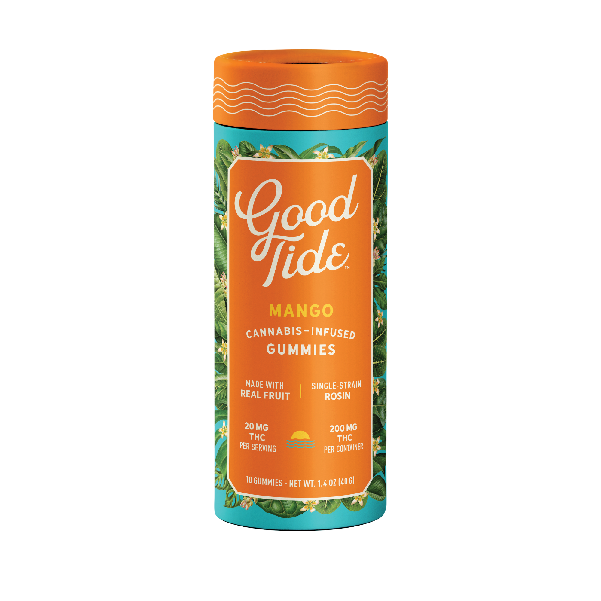Photograph of product: Good Tide by Wyld 200mg Gummies Mango