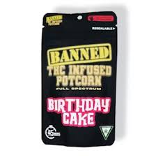 Photograph of product: Banned - Birthday Cake Potcorn - 200mg