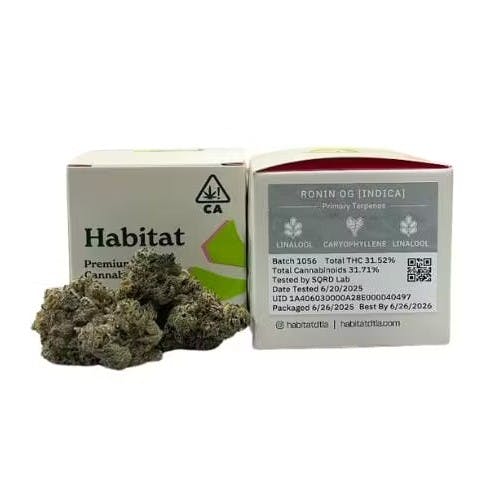 Photograph of product: Habitat - Ronin OG 3.5g - Habitat - Ronin OG 3.5g