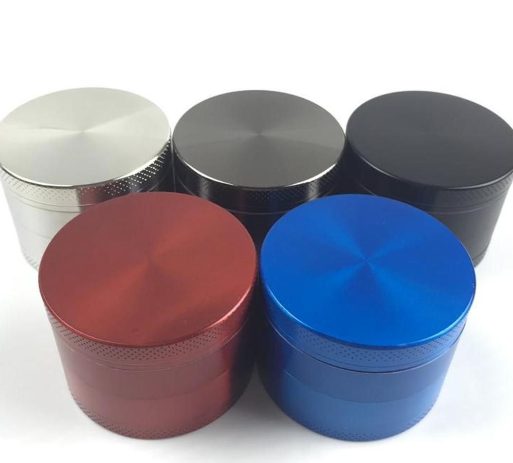 Photograph of product: 50mm Zinc 4 pc. Grinder | Assorted Colors