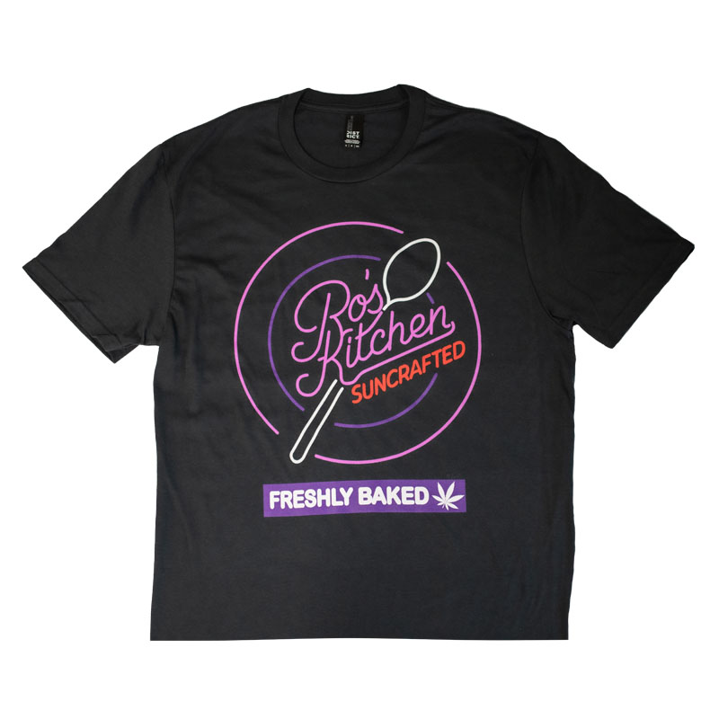 Photograph of product: Ro's Kitchen T-Shirt - CHARCOAL - S-XL