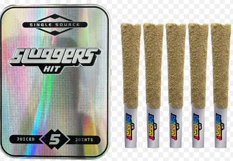 Photograph of product: Sluggers - Preroll - Natural - Berry Poppins - 5 Pack