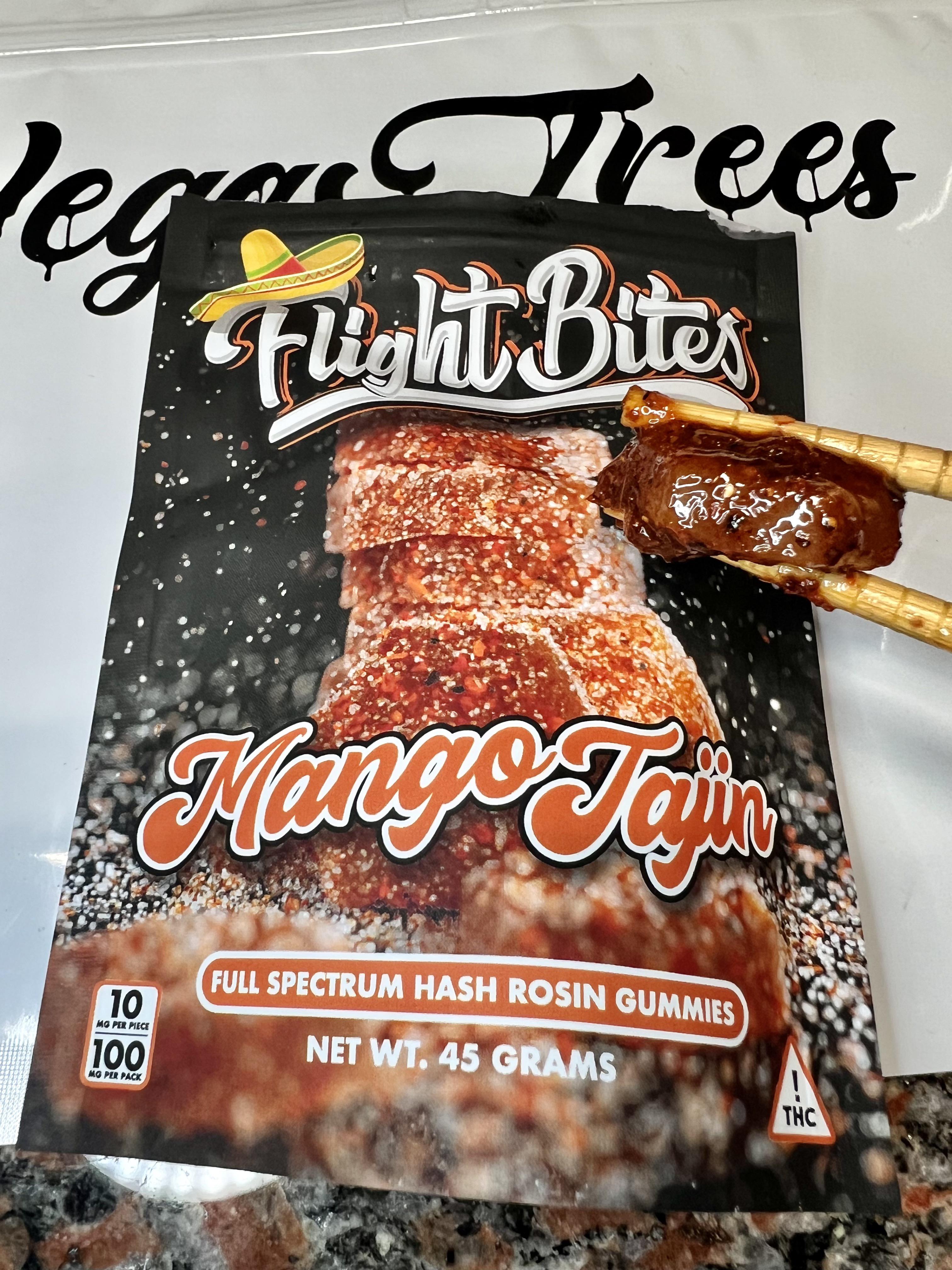 Photograph of product: Rosin Gummy - Flight Bites - Mango Tajin - 10mg/pc - 100mg/un