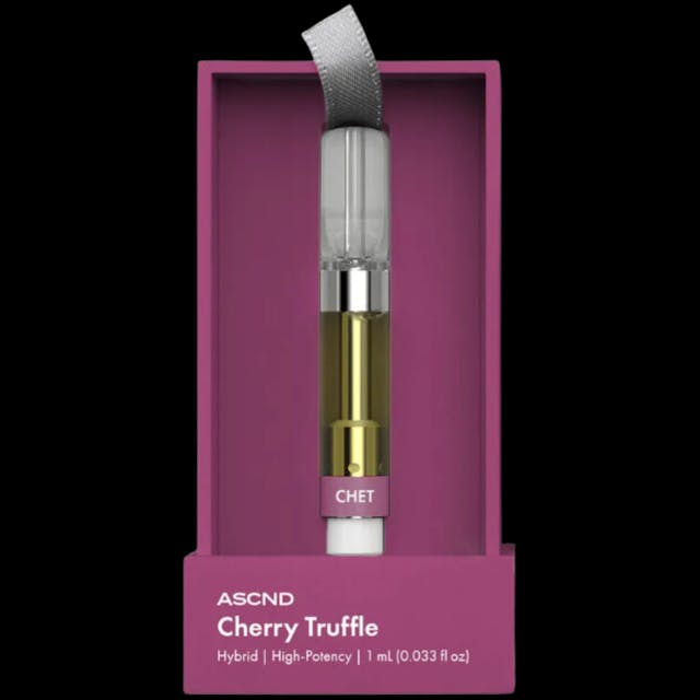 Photograph of product: ASCND Cherry Truffle 1g Cart - 
