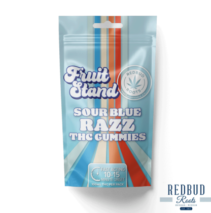 Photograph of product: Gummies | Fruit Stand | Sour Blue Razz