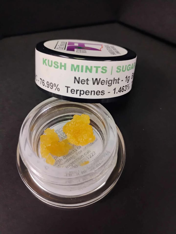 Photograph of product: Kush Mints Sugar $8 | Doc Ferguson