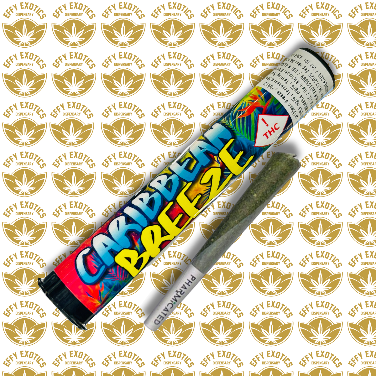 Photograph of product: PhD Infused Pre-Roll - Caribbean Breeze (H)