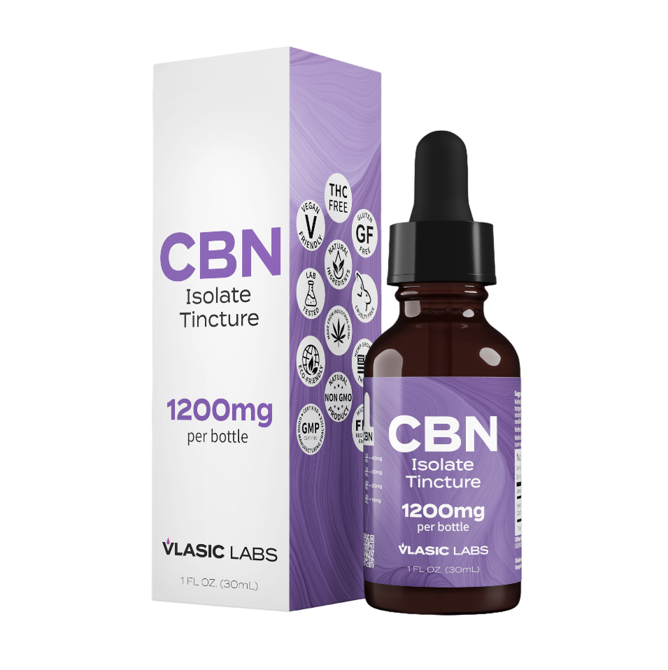 Photograph of Product: Vlasic CBN Isolate Drops 1200mg