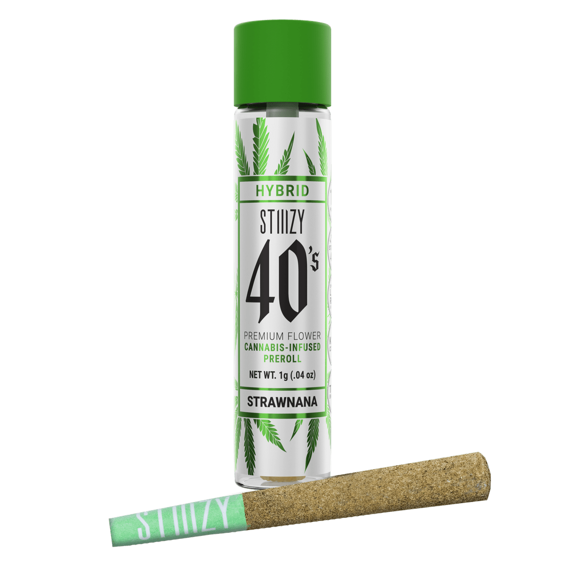 Photograph of product: Strawnana 40s 1g Infused Preroll by STIIIZY