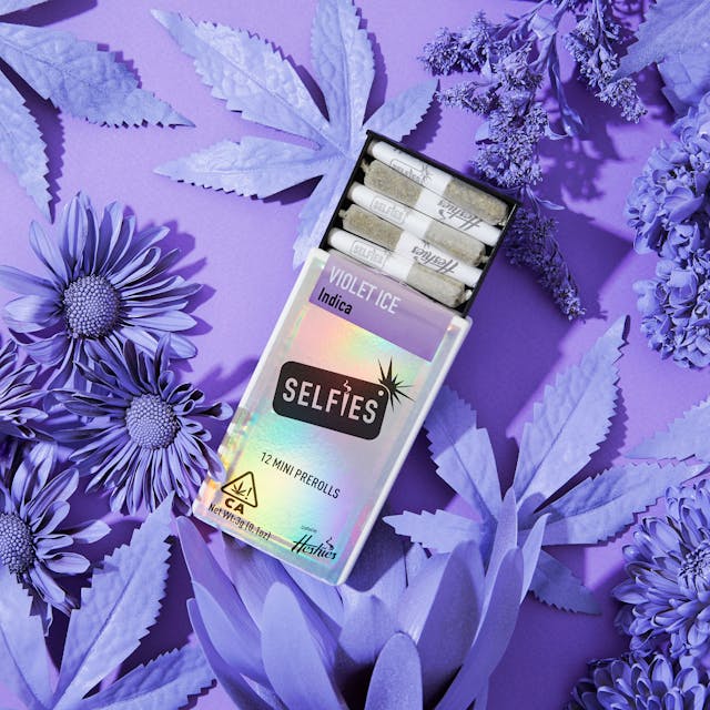 Photograph of product: Violet Ice 12pk Prerolls Selfies - 