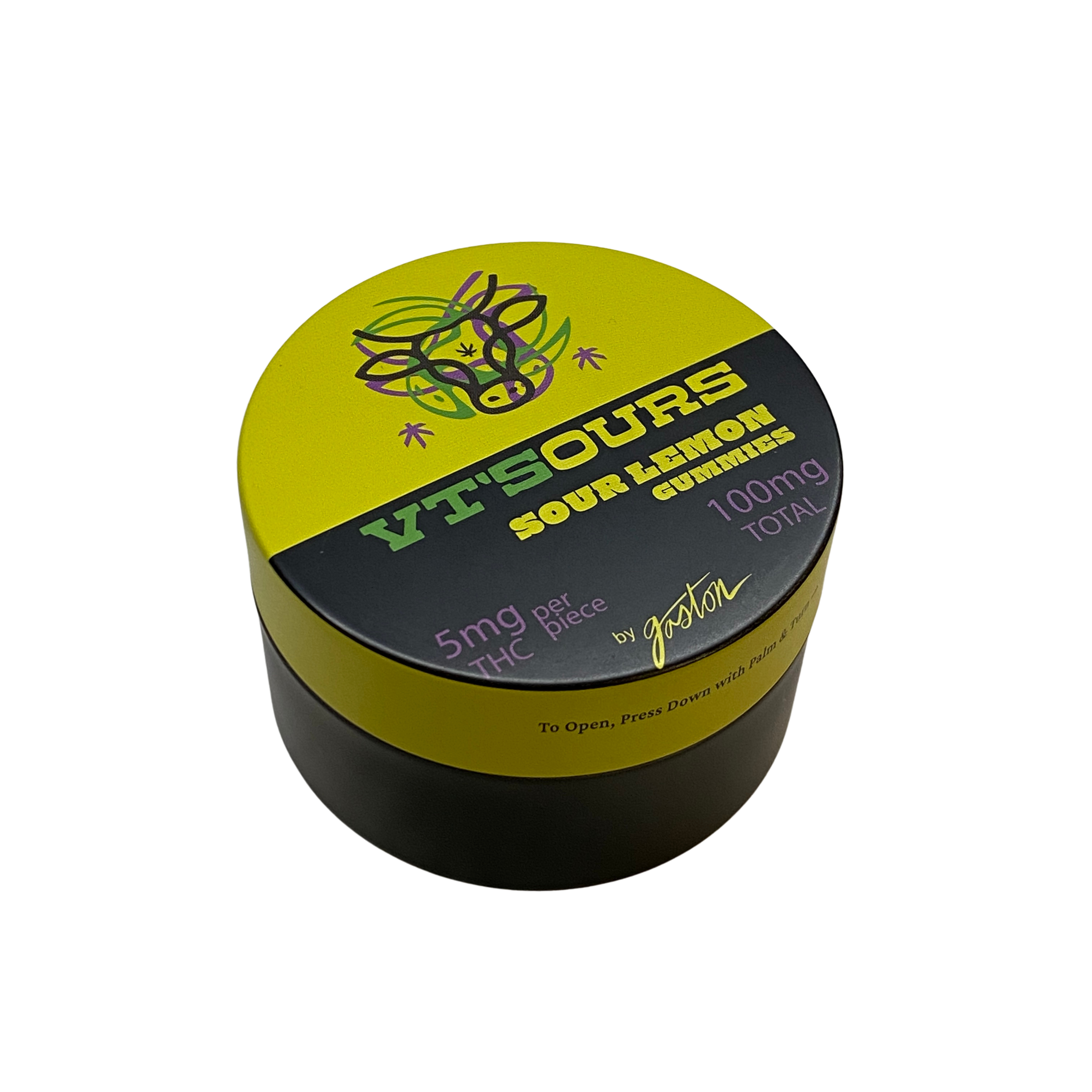 Photograph of product: Gastons | VT'Sours | Sour Lemon Gummies