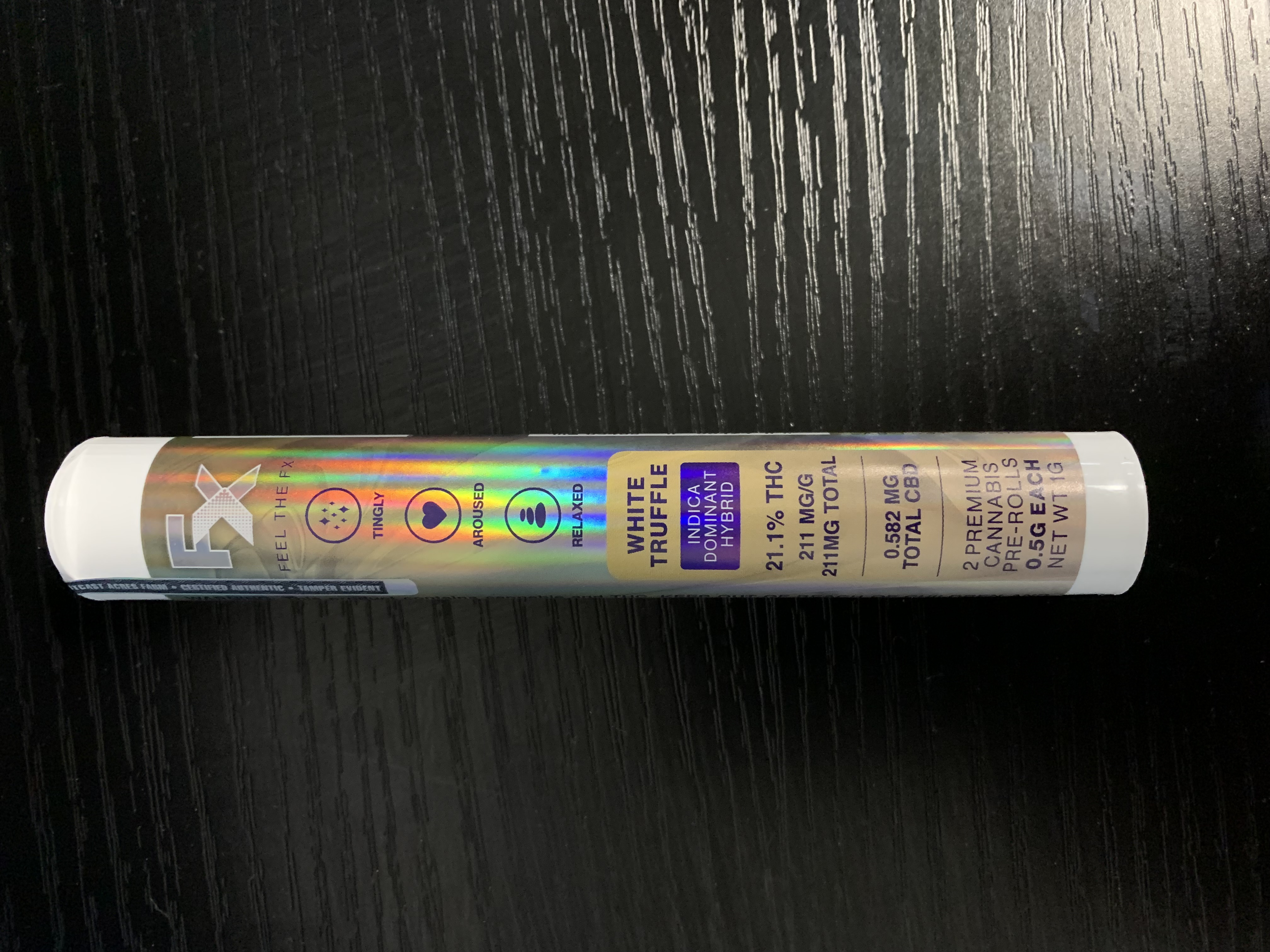 Photograph of product: FX White Truffle Pre Roll 2 Pack