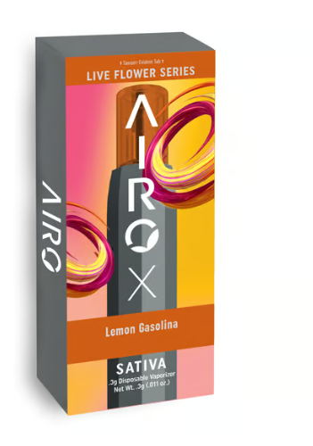 Photograph of product: Garlic Vanilla Icing Live Flower Series Disposable Vape AiroX W7-25
