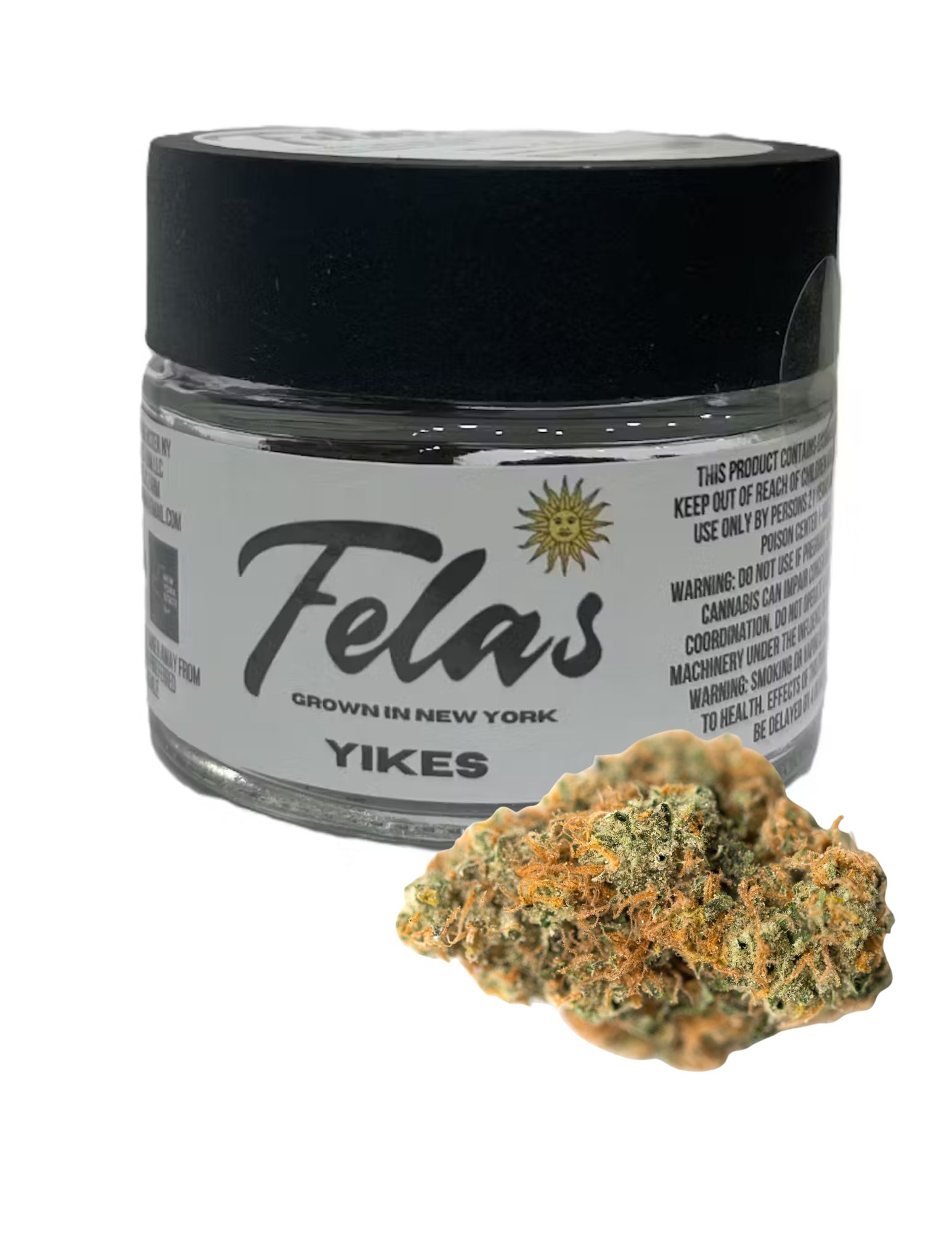 Photograph of product: Fela's | Flower Jar 3.5 | Yikez - 3.5g