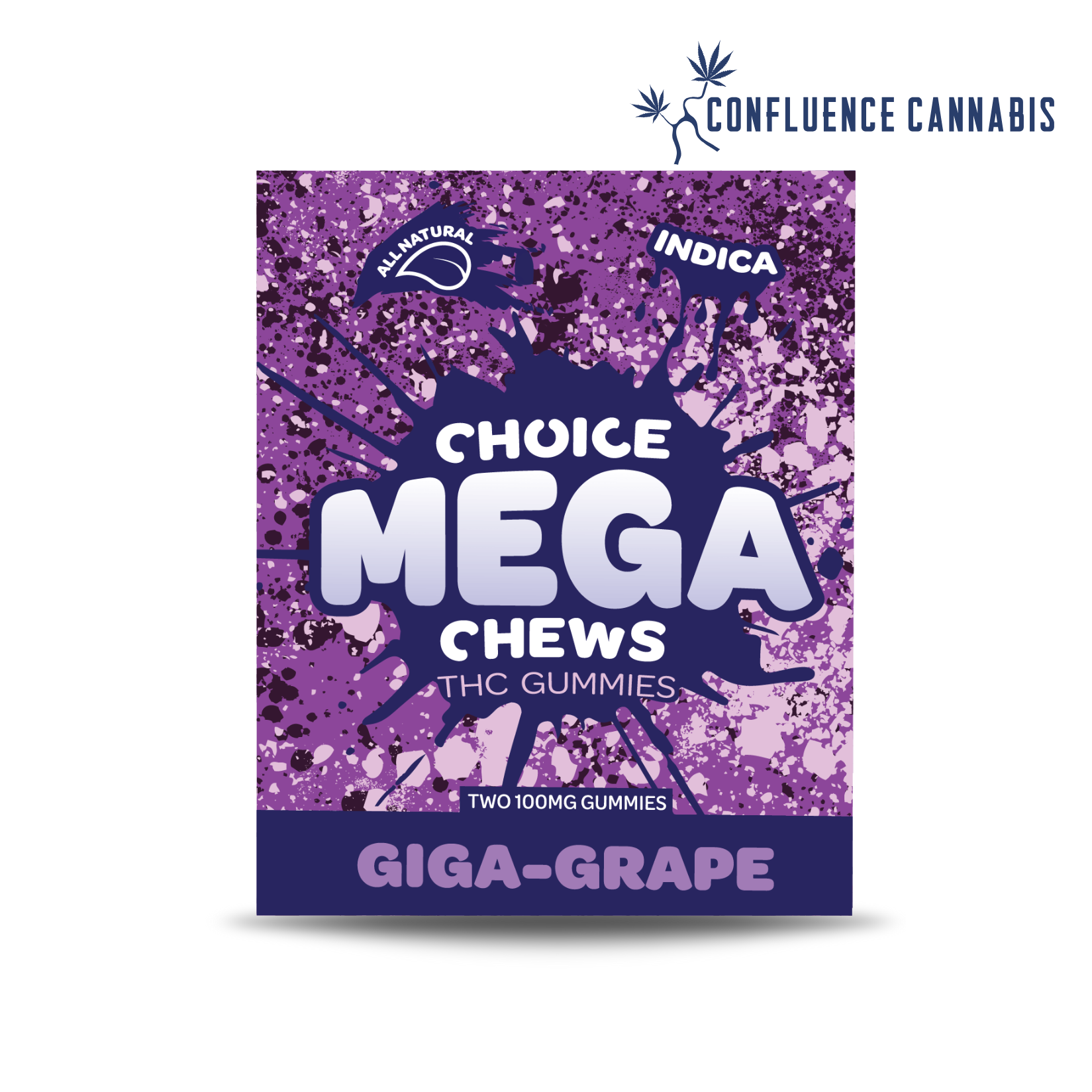 Photograph of product: Giga-Grape Mega Chew 2 Pieces