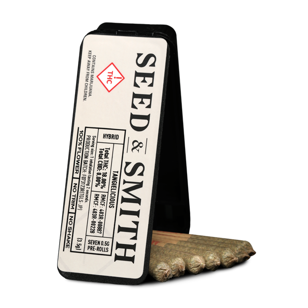 Photograph of product: Seed and Smith | Pre Roll Pack 3.5g | Grape Fumes | I