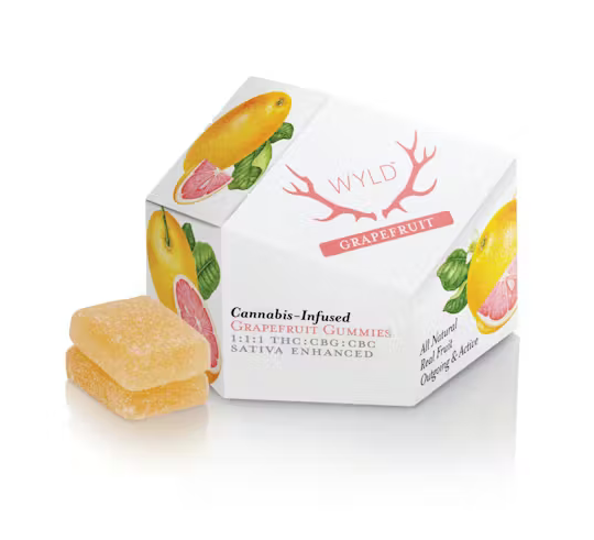 Photograph of product: GRAPEFRUIT | 1:1:1 TH-oui:CBC:CBG | 10 PK