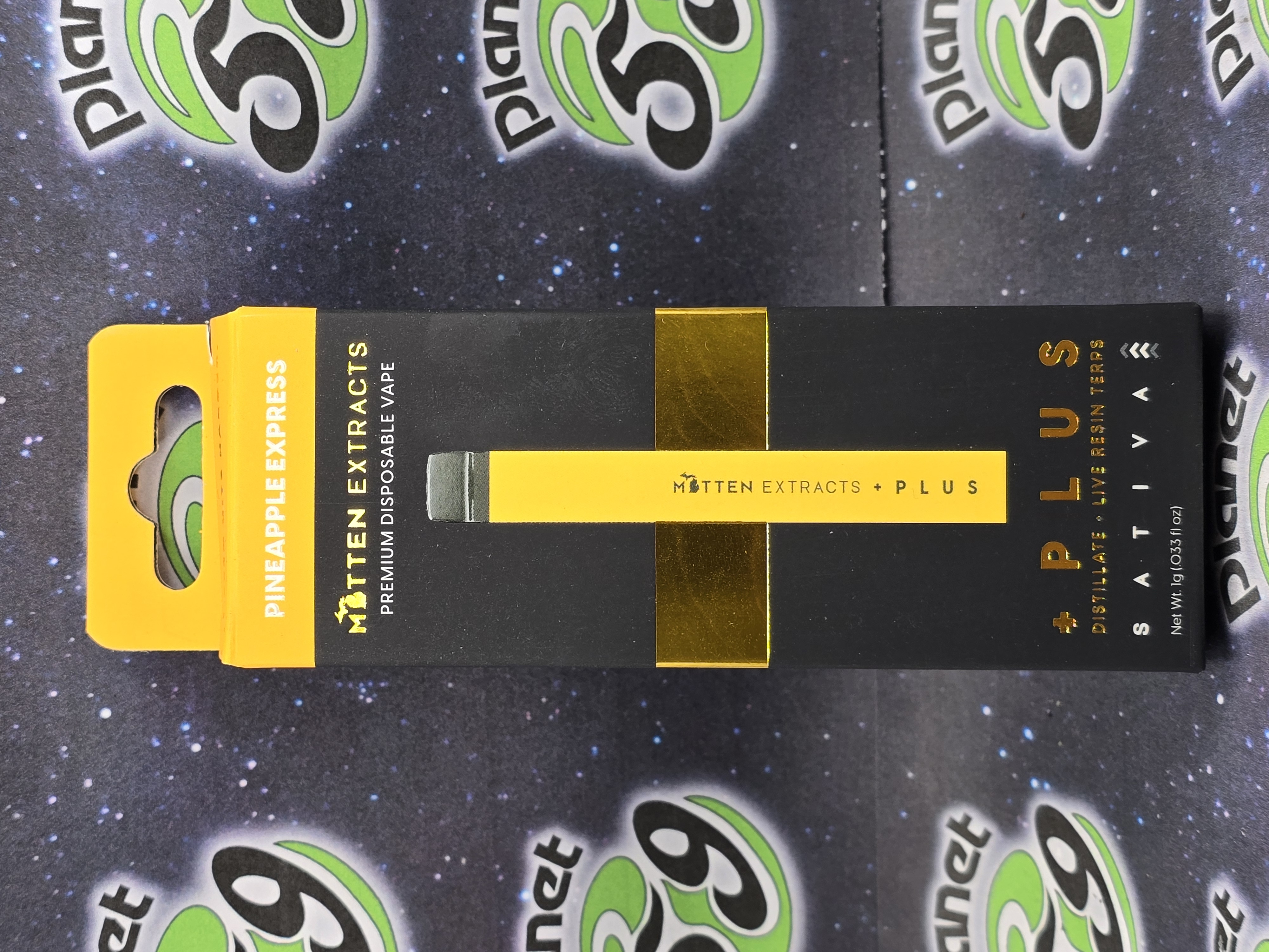 Photograph of product: Mitten Extracts | Pineapple Express | 1g Disposable