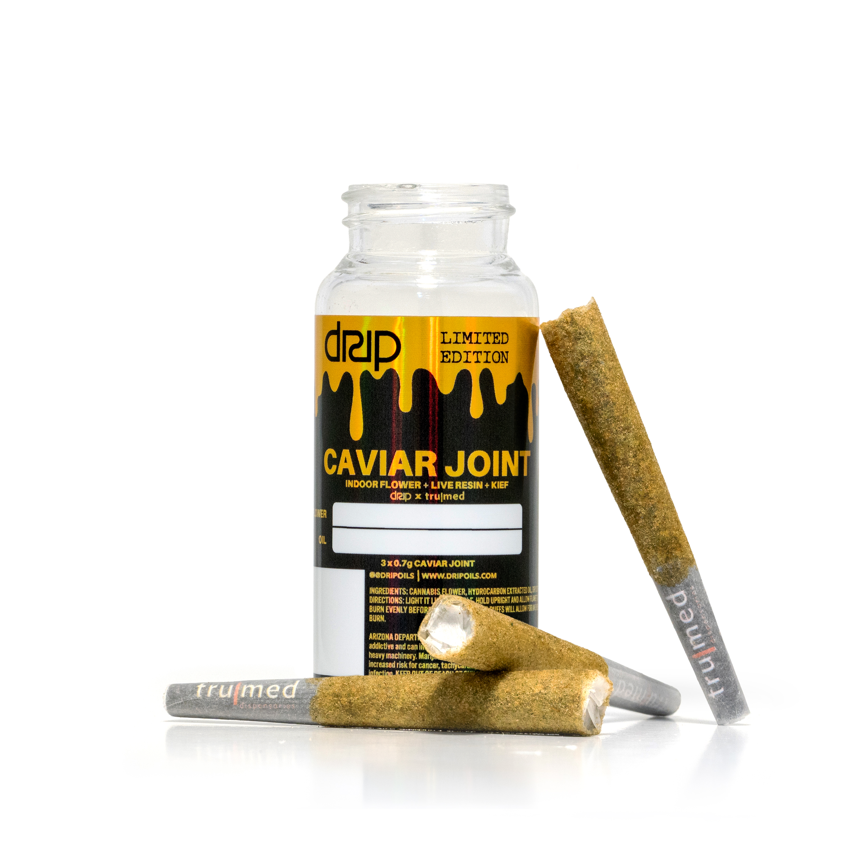 Photograph of product: AK-47 x Gastro Pop #19 Infused Pre-Roll | 3 x 0.7g