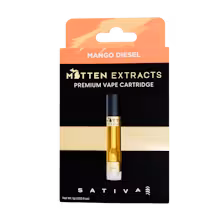 Photograph of product: Mitten Extracts 1g Cartridge | Mango Diesel - Oui'd