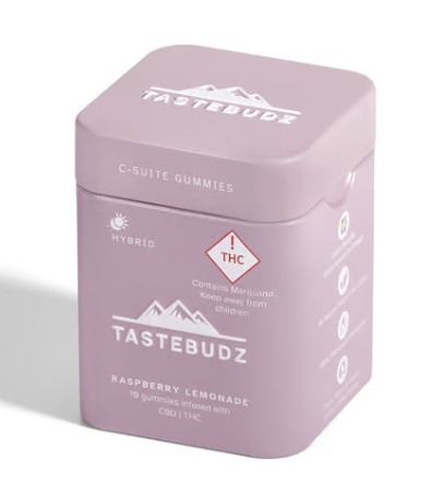 Photograph of product: Raspberry Lemonade CBD Rosin Gummies