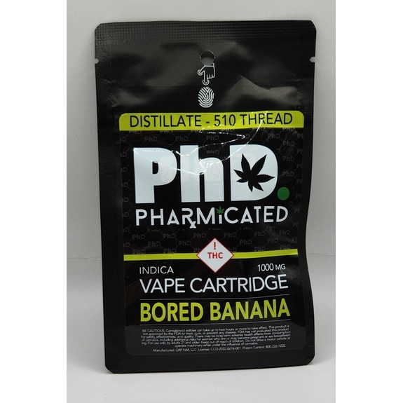 Photograph of product: PhD - Bored Banana 510T Cartridge
