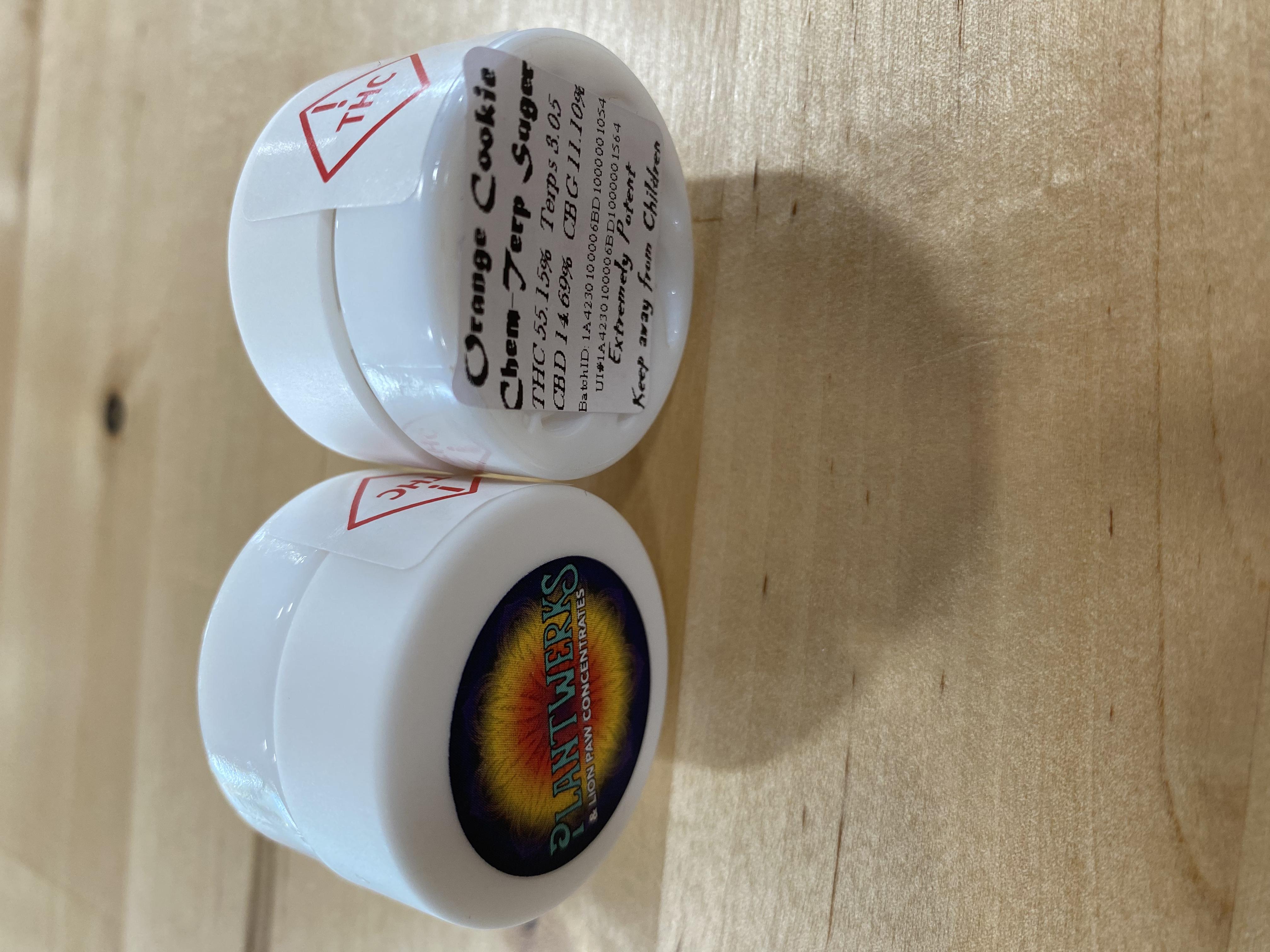 Photograph of product: Lion Paw- Orange Cookie Chem Sugar Wax